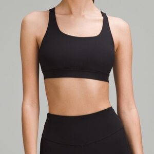 Lululemon Black Sports Bra Medium Support